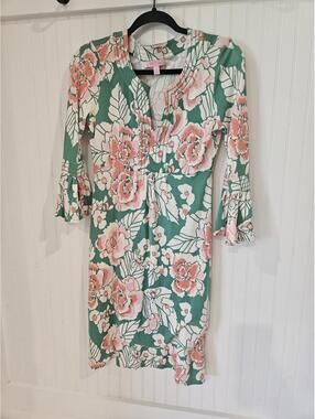 Lilly Pulitzer Women’s Small Floral Sundress – Colorful Resort Wear